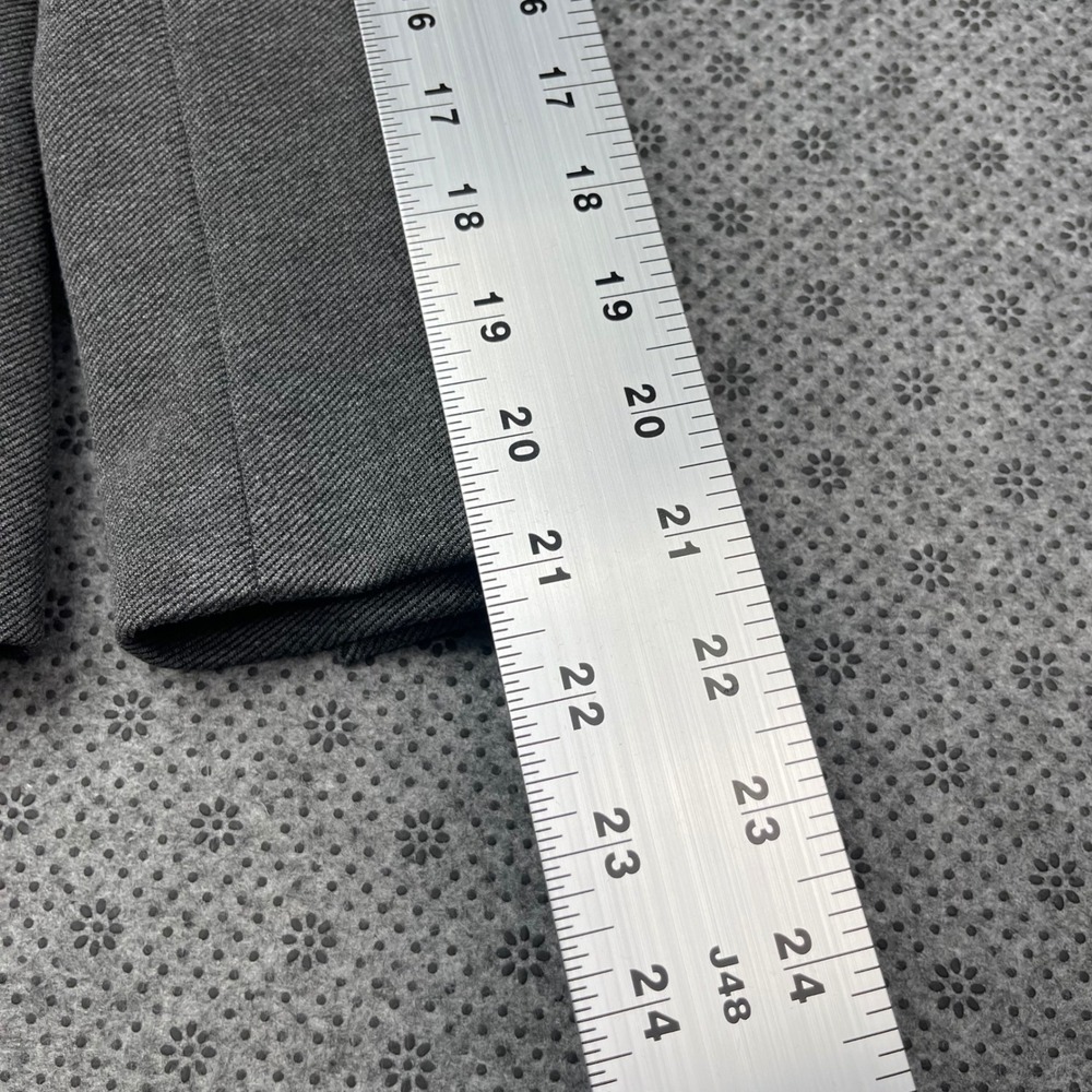 J.Crew 365 Womens Grey Open Front Going Out Twill Stretch Blazer Formal Size 2 - Picture 7 of 10